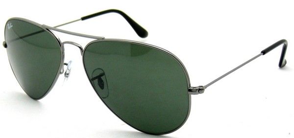 Óculos de Sol Aviator RB3025 Prata/ Verde - Pronta Entrega